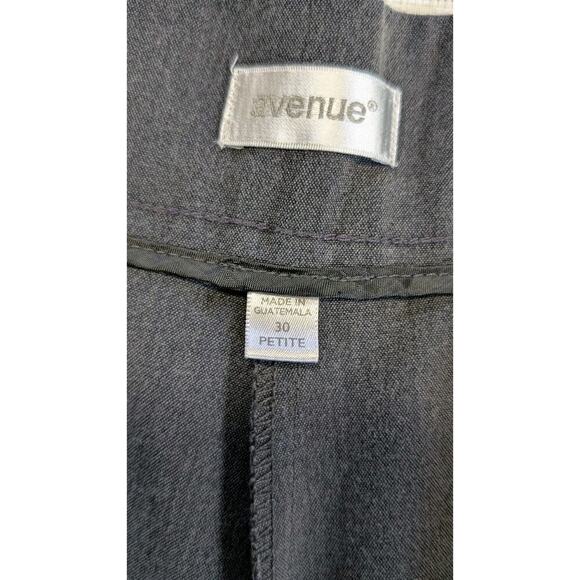 Avenue Womens Plus Size Super Stretch Trousers Ankle Pants Gray US SZ30P - Picture 7 of 12